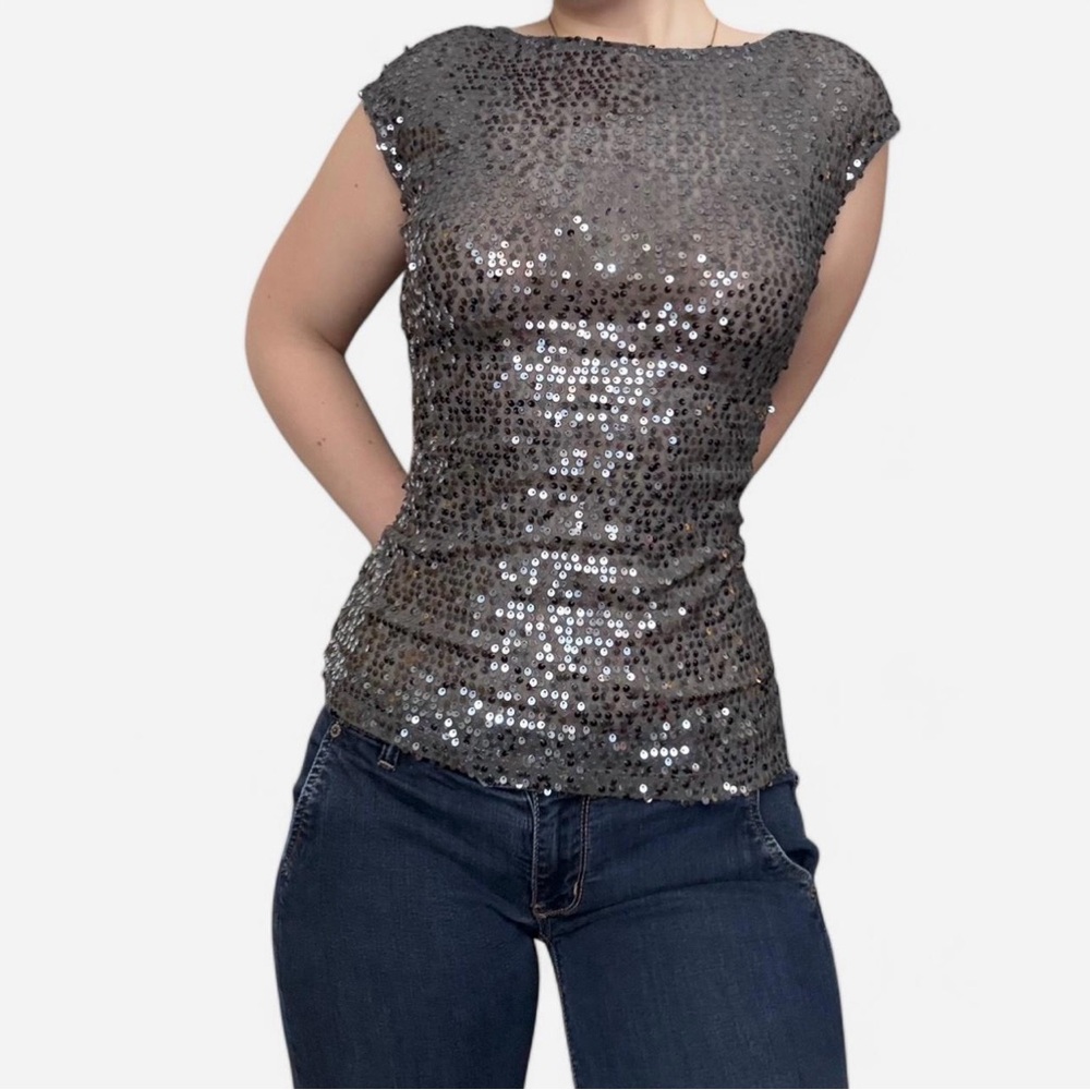 The Limited Y2K Sequin Top